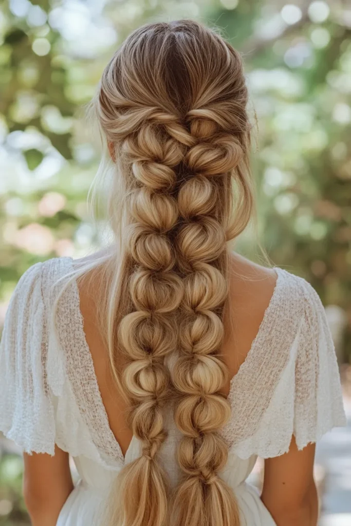 Boho Bubble Braids