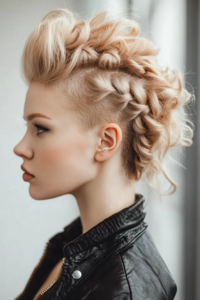 Boho Mohawk Braid