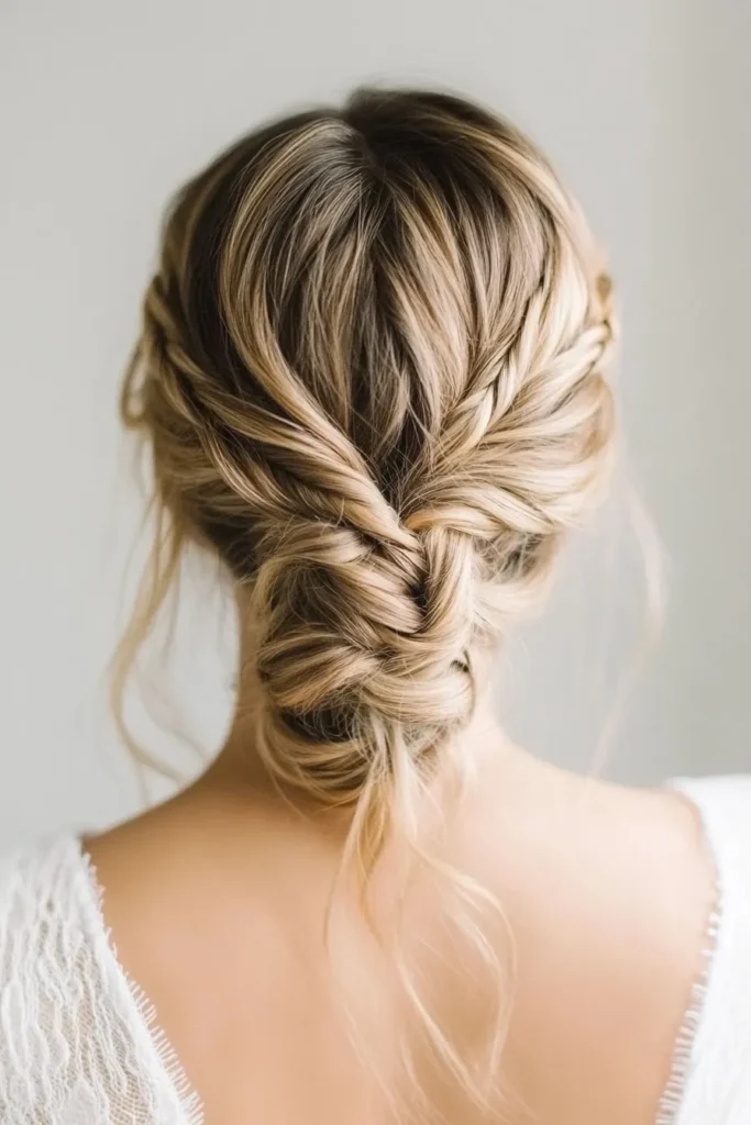 Braided Low Bun