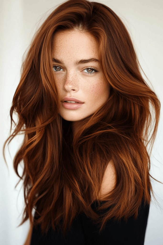 Chocolate Brown with Highlights