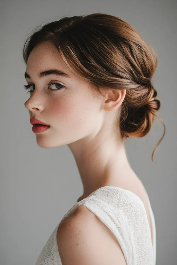 Classic Low Chignon