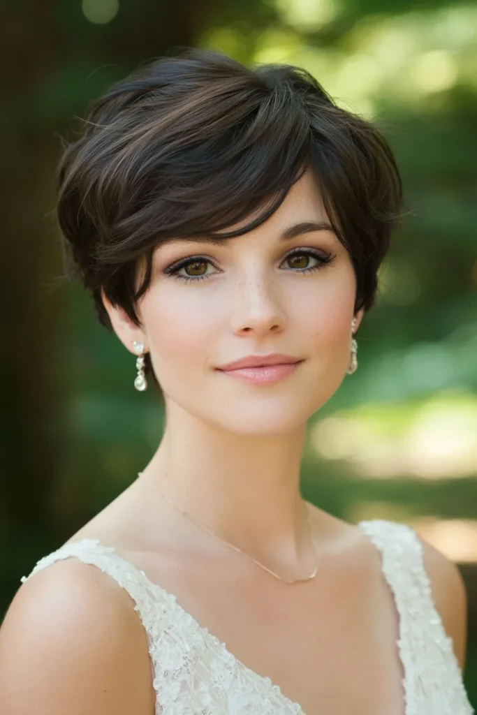 Coiffed Pixie Updo