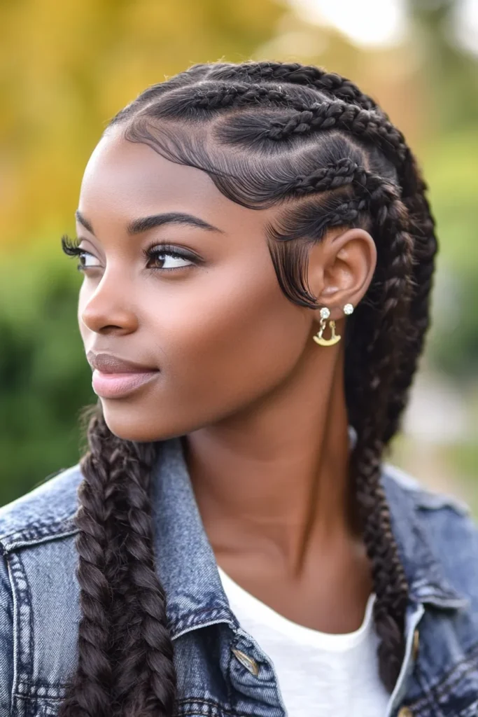 Cornrows with Extensions