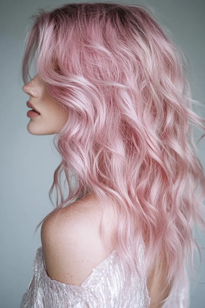 Dusty Pink Curls