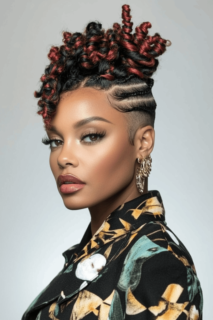 Faux Loc Mohawk