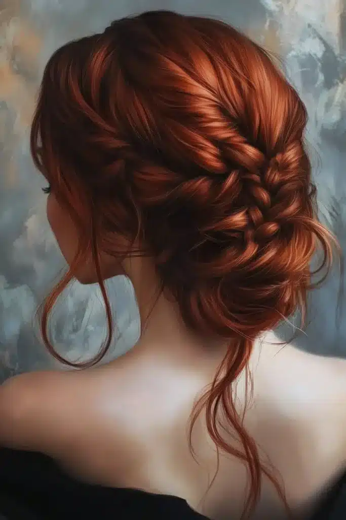 Feminine Braided Chignon