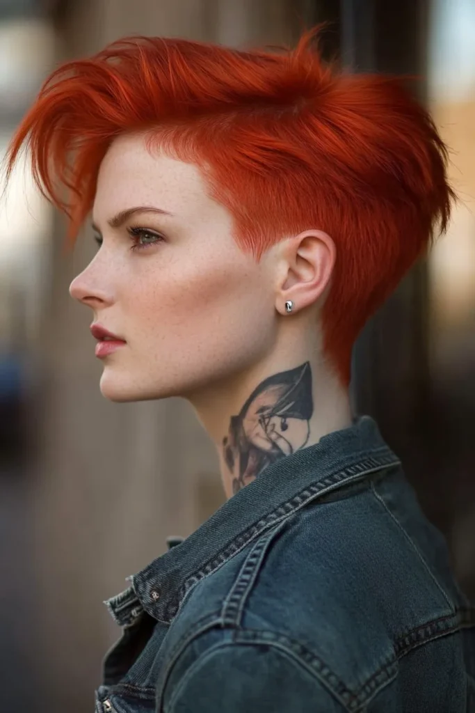 Fiery Red Wolf Cut
