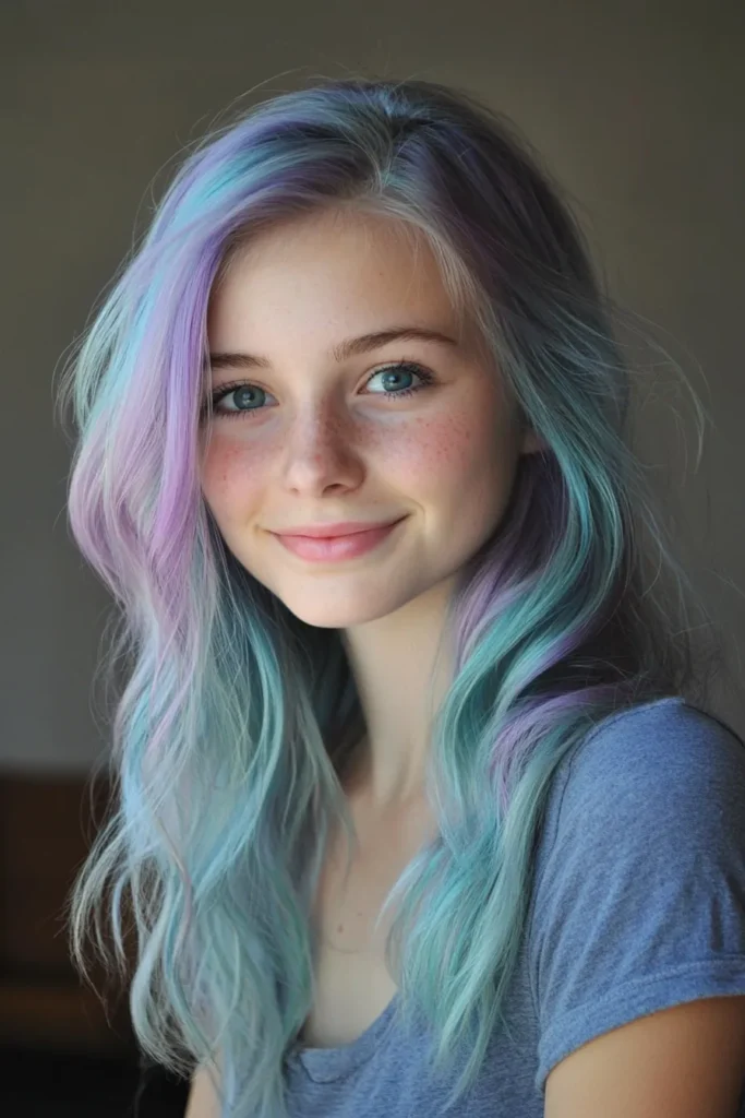 Frosted Blue Tips