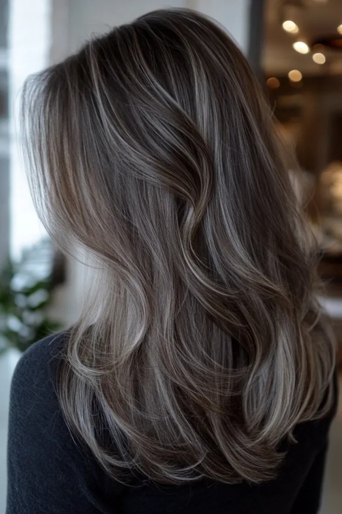 Gray Peekaboo Highlights