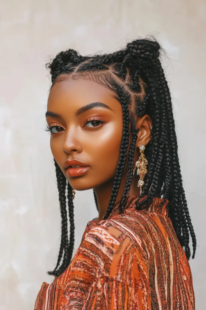 Half-Up, Half-Down Style