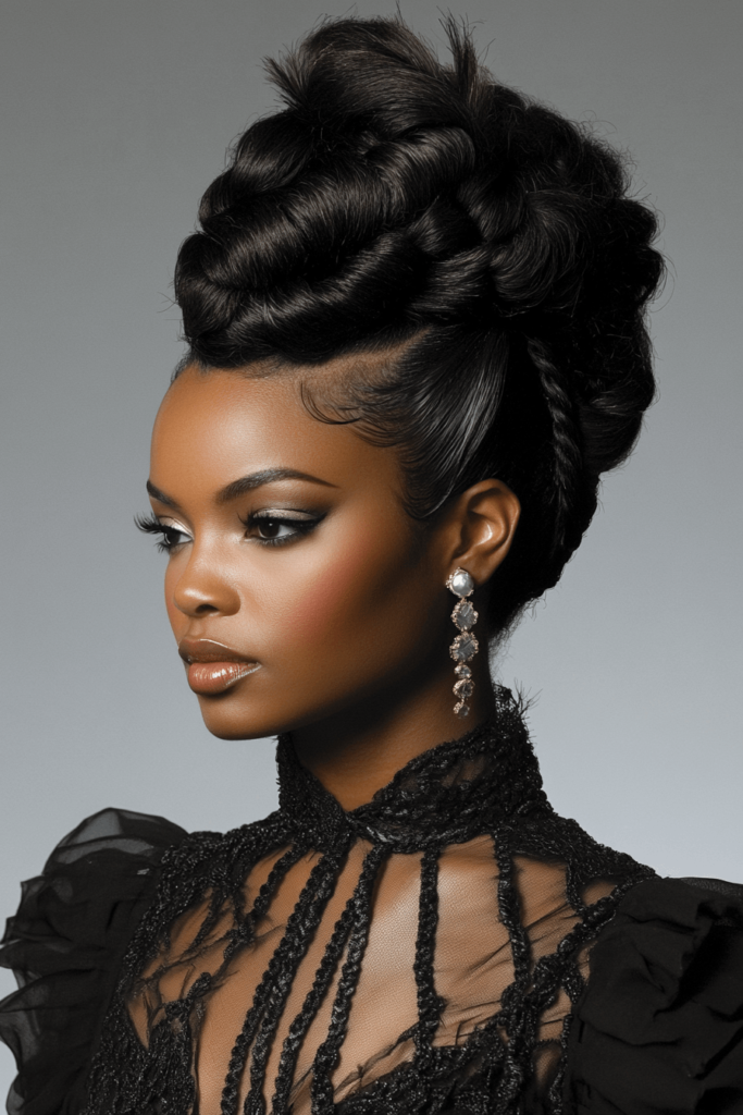 Halo Braid Mohawk