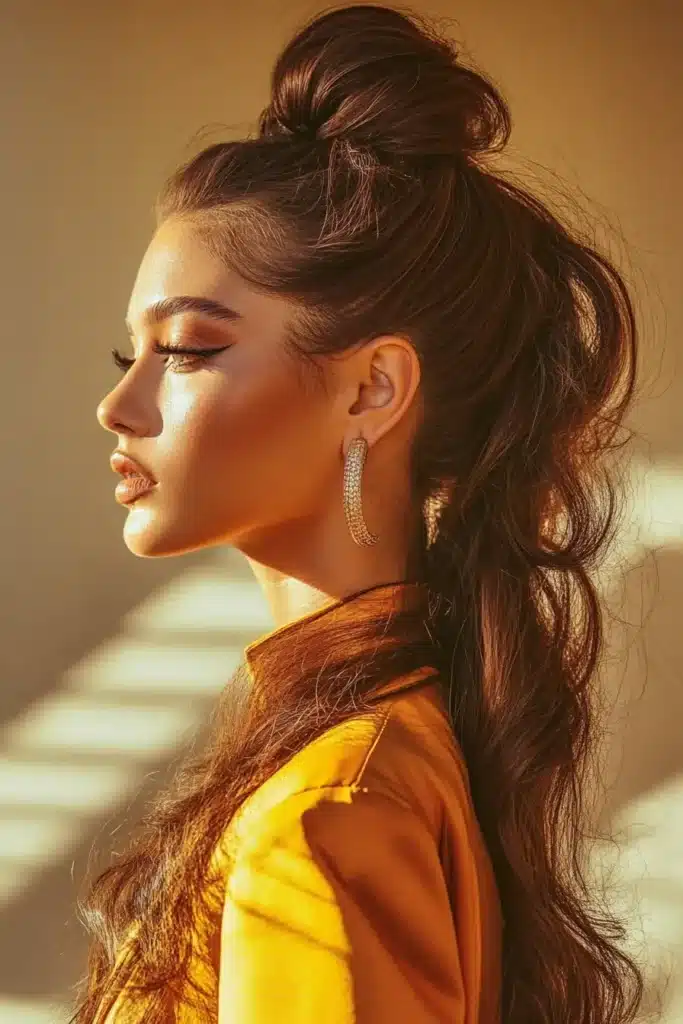 High Ponytail Updo