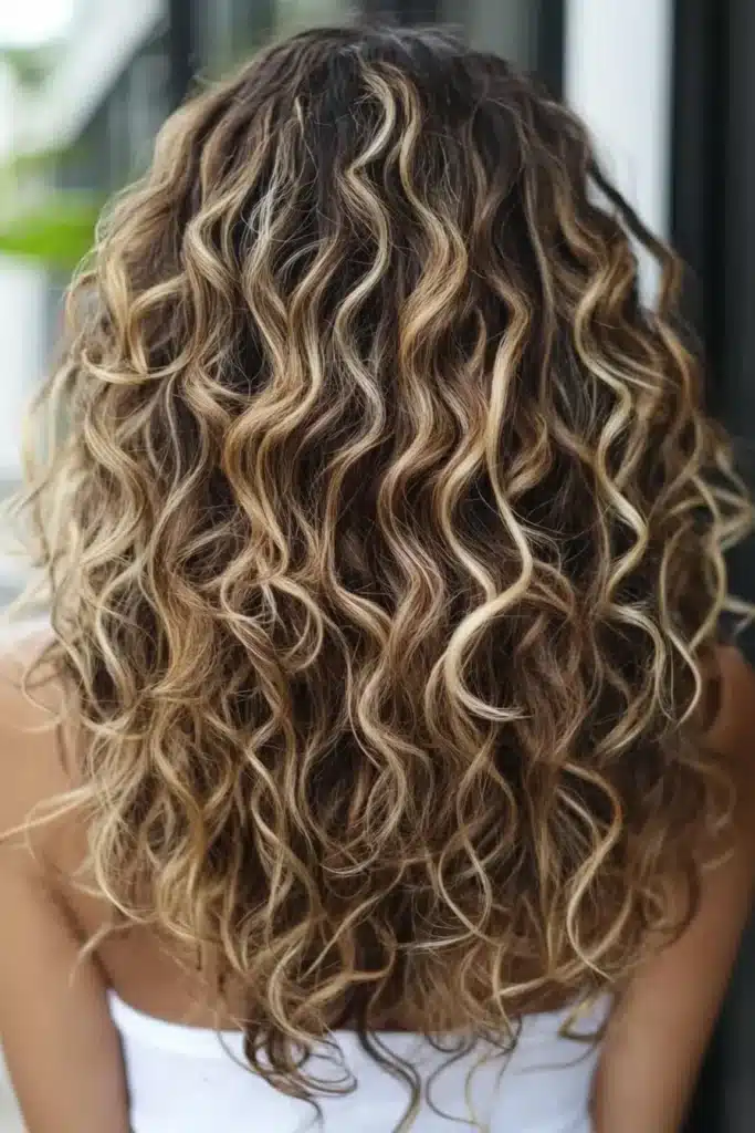 Highlights for Curly Hair