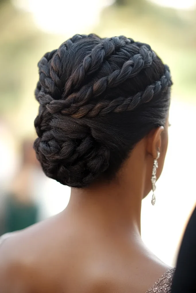 Intricate Braid Bun