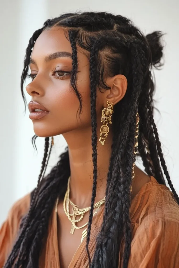 Knotted Boho Braids