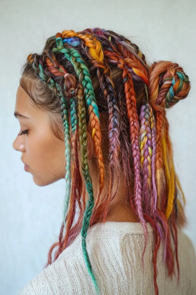 Layered Bob Braids