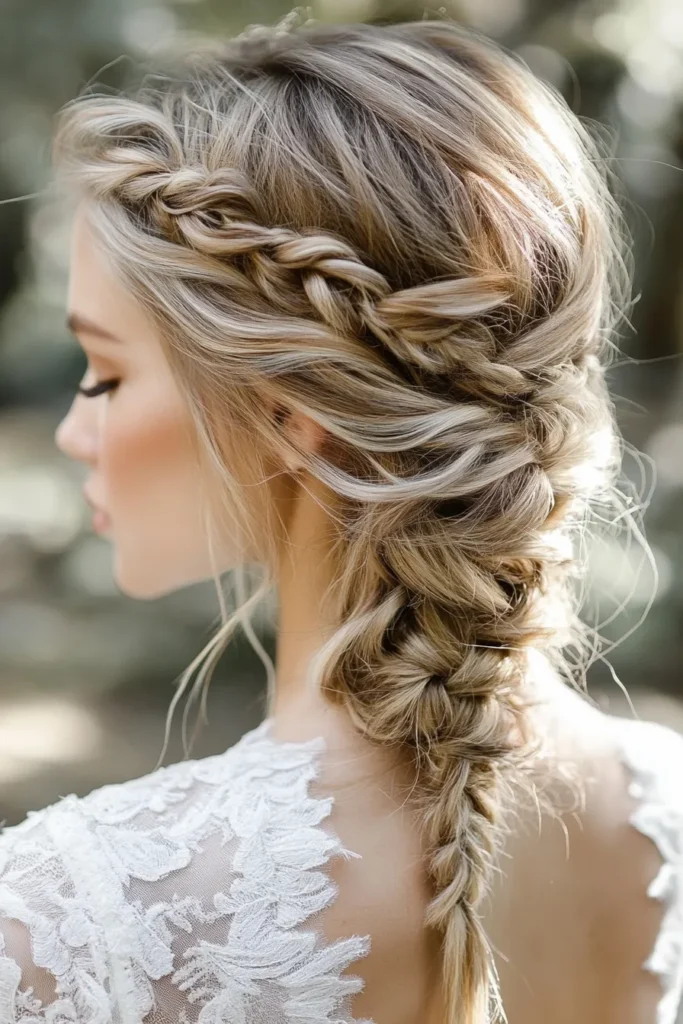 Loose Boho French Braid