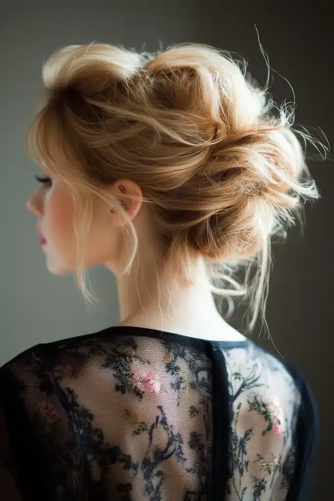 Messy Twisted Chignon
