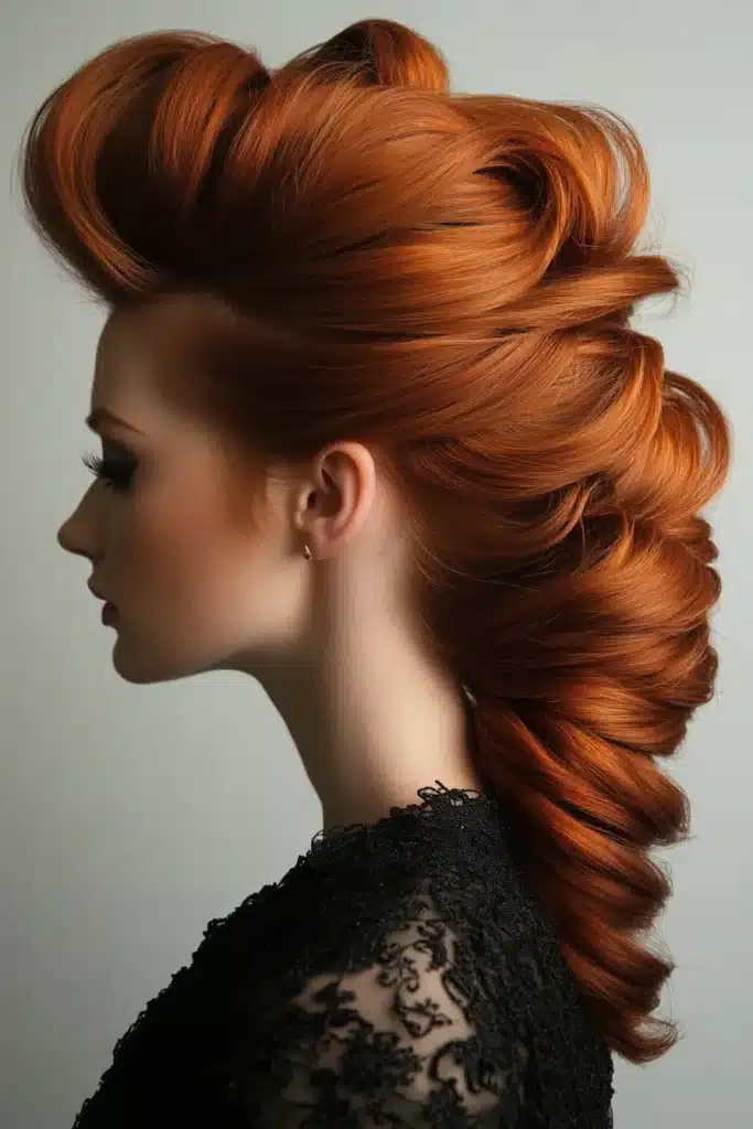 Mohawk-Inspired Bun