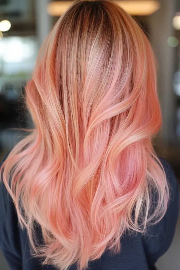 Peachy Balayage