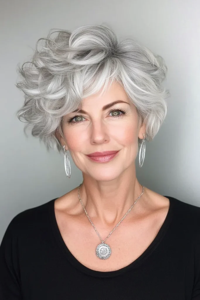 Pixie Bob with Silver Ringlets