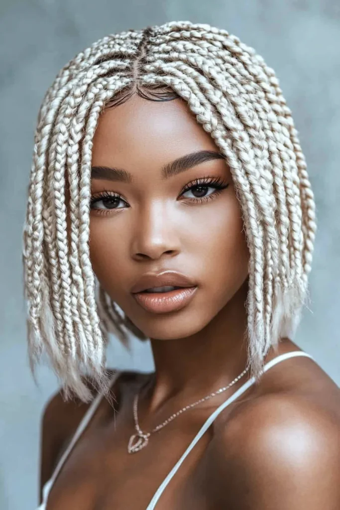 Platinum Blonde Bob