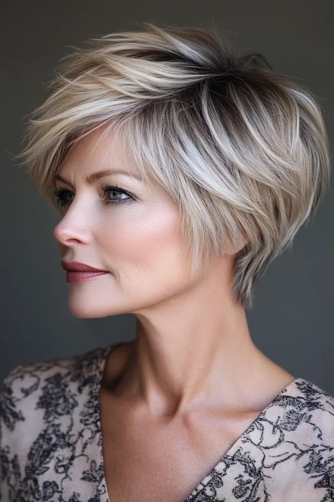 Short Bob with Shadow Root