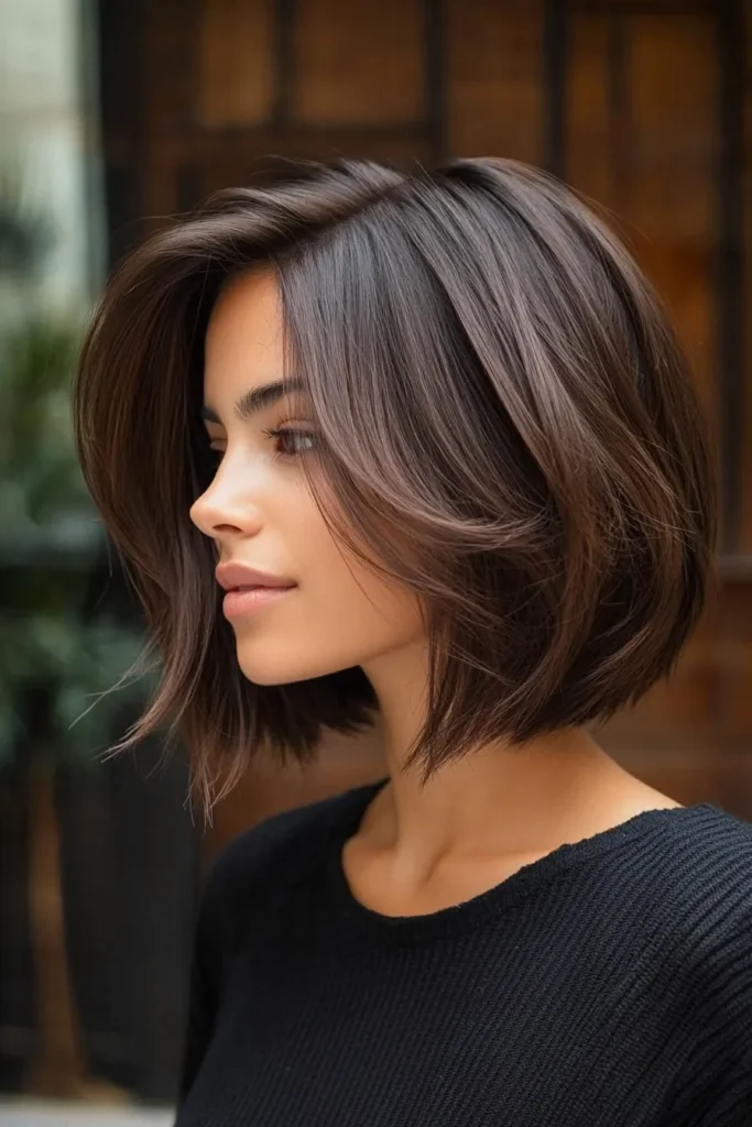 Side-Parted Bob
