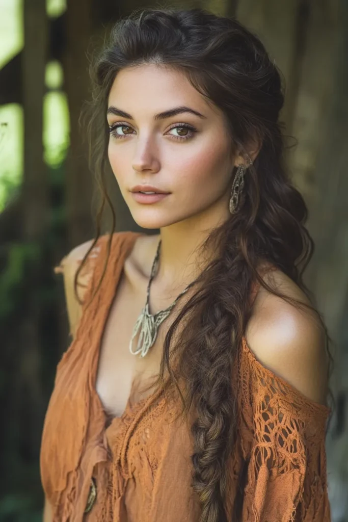 Side-Swept Waterfall Braid