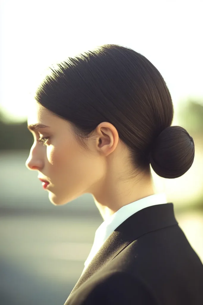Sleek Low Bun