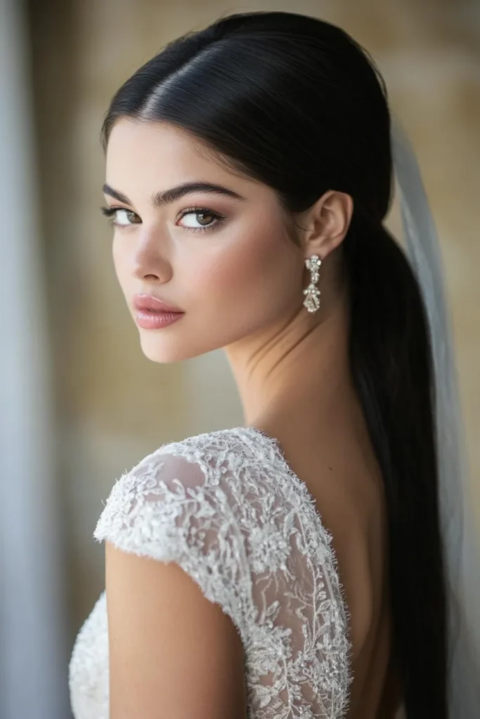 Sleek Ponytail with Volume