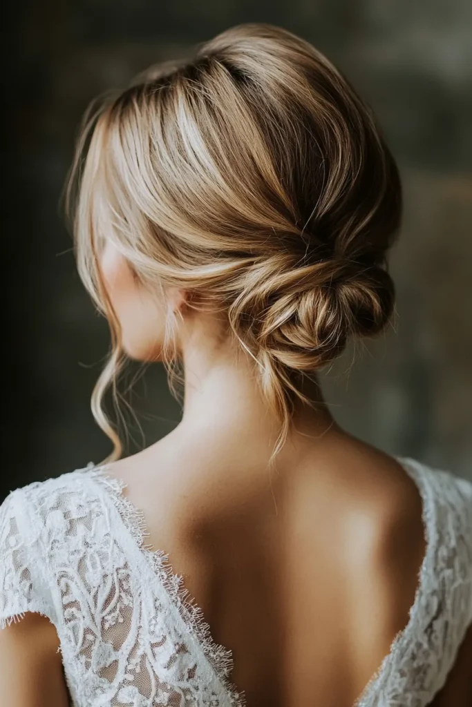 Textured Low Bun