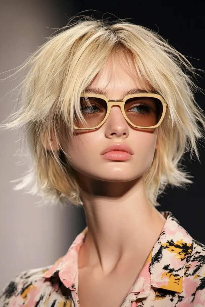 Textured Shaggy Bob