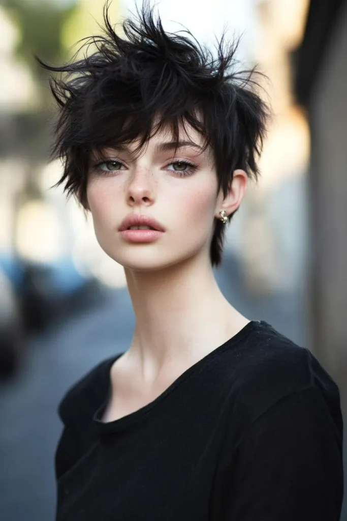 Textured Wolf Cut for Thin Hair