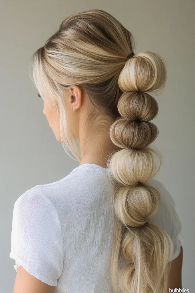 The Bubble Ponytail