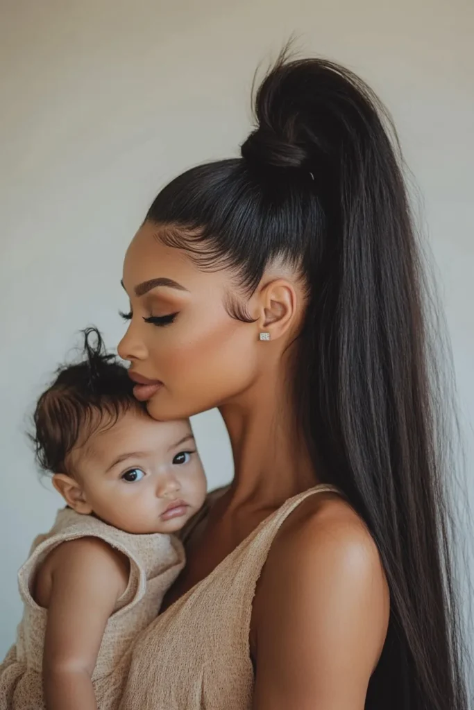 The Sleek High Ponytail