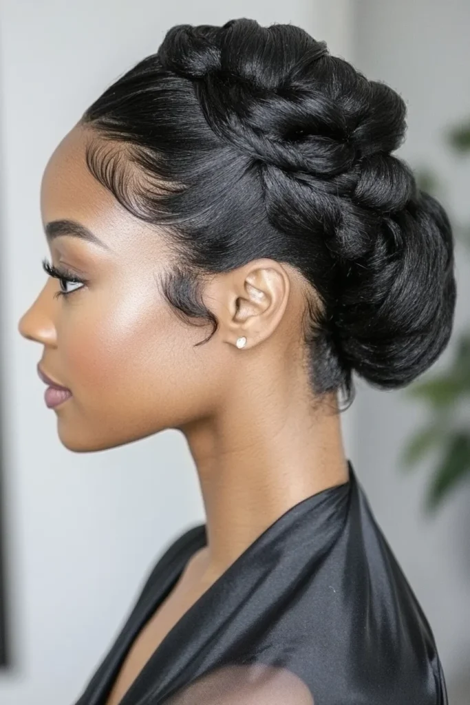 Twist-and-Tuck Bun