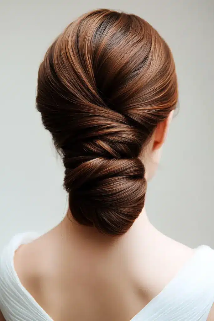 Twisted Fishtail Bun