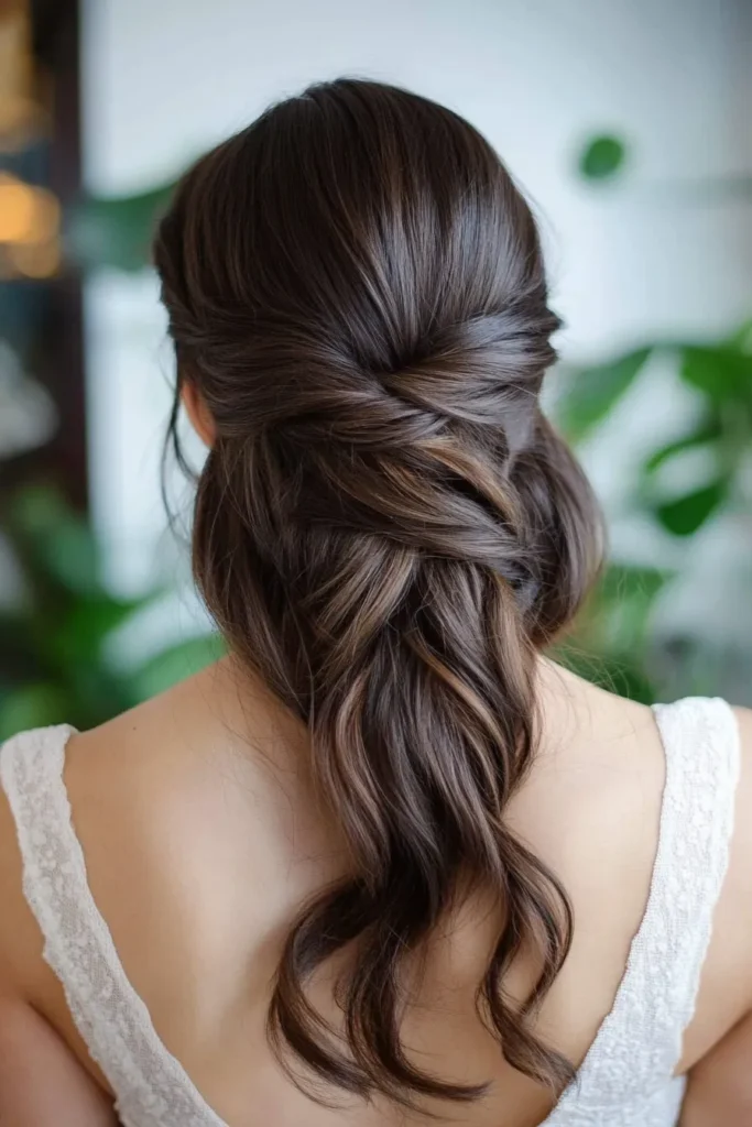 Twisted Half-Updo