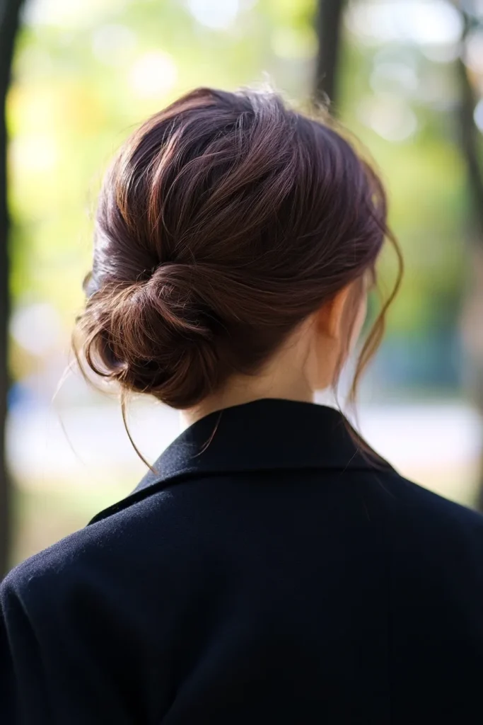Twisted Low Bun