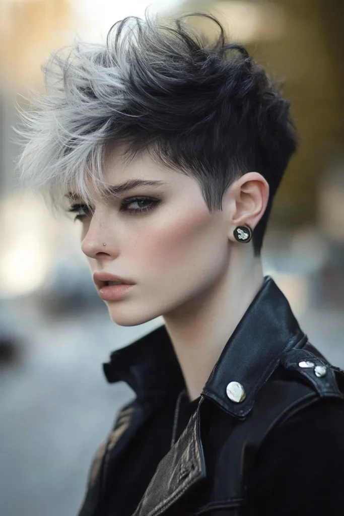 Two-Tone Wolf Cut