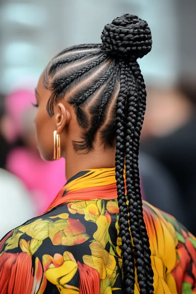 Upside-Down Braids