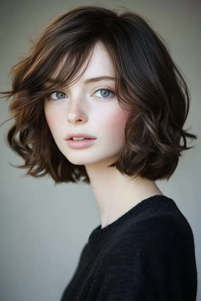 Wavy Bob with Face-Framing Layers