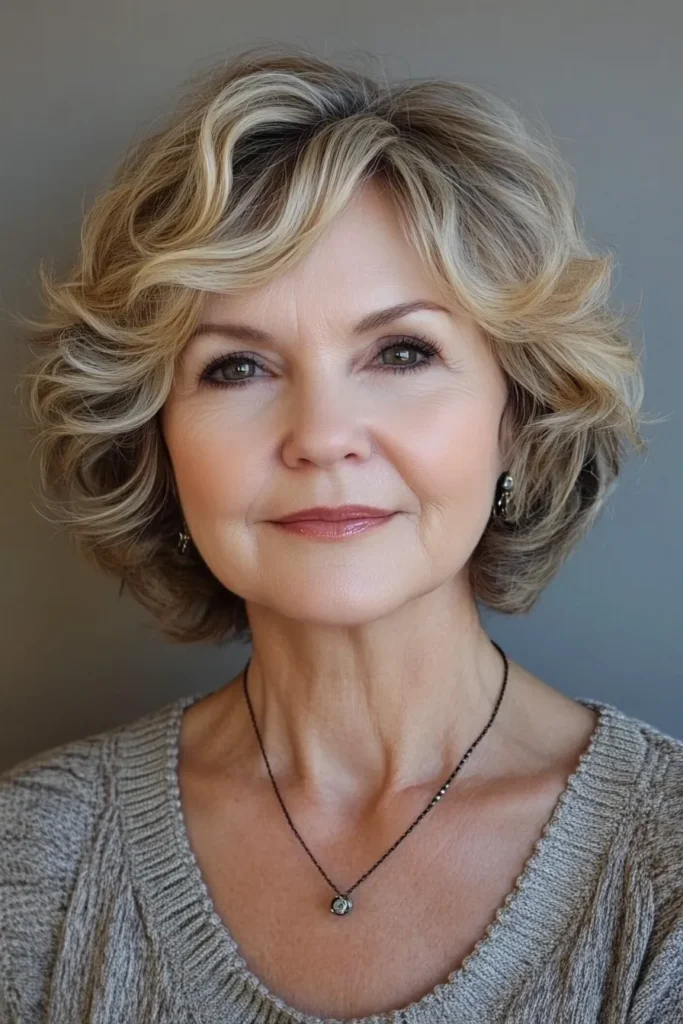 Wavy Bob with Lowlights