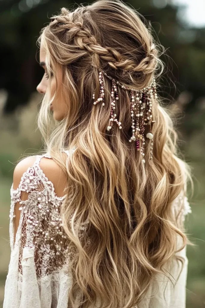 Wavy Layers with Beaded Accents