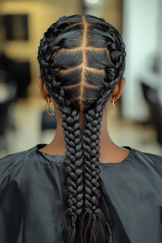 Zigzag Stitch Braids