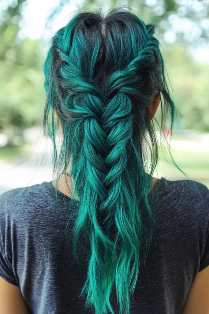 Braided Teal Perfection
