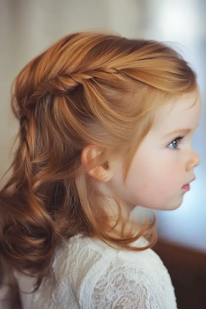 Sweet Formal Half-Up Fishtail