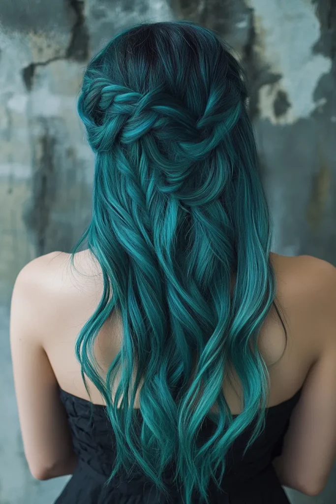 Teal Mermaid Mane