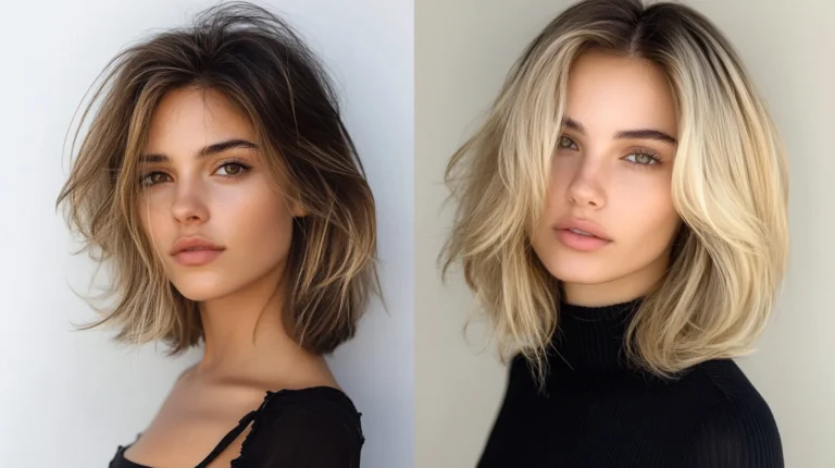 Medium Length Haircut for Thin Fine Hair